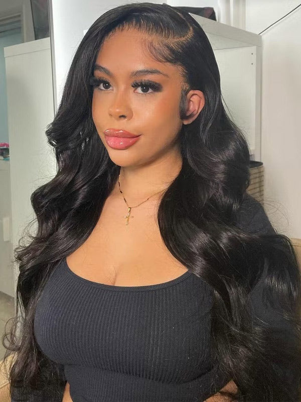 WigCool 7x5 Pre Cut/ 13x4 Full Transparent Full Lace Frontal Wig Pre Plucked Body Wave Human Hair Wig