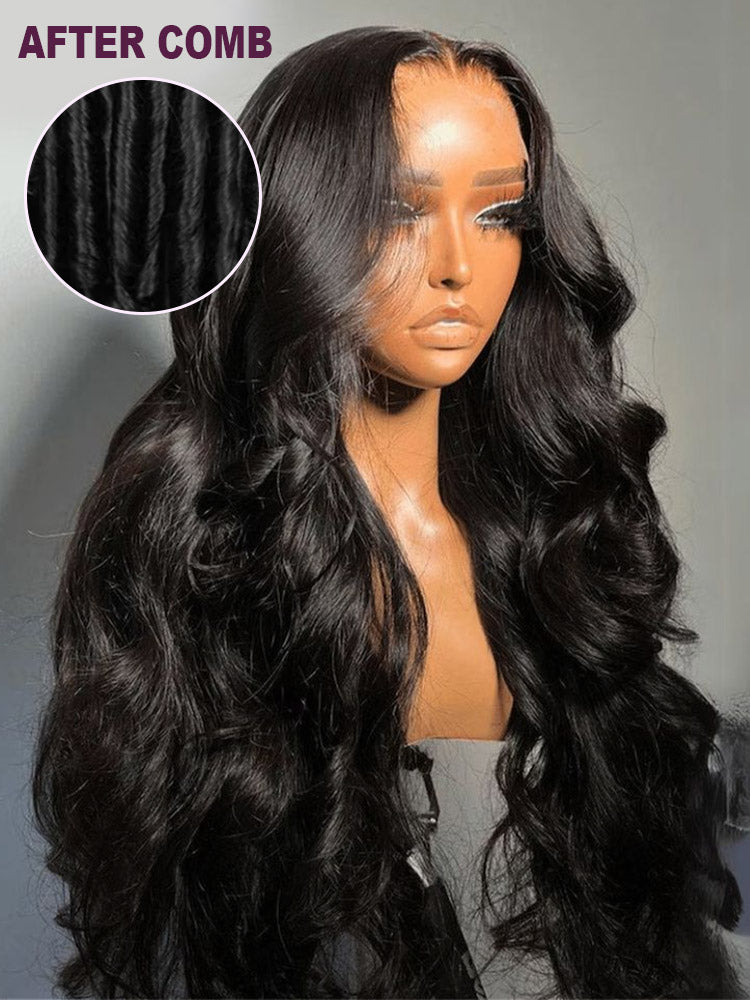 Wigcool 3D Body Wave Wigs 9x6/13x4/13x6 Lace Frontal Wig Pre Curled Gluless Wig