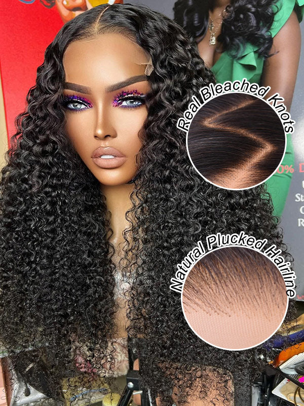 Kinky-Curly-13x6-Full-Transparent-Lace-Frontal-Wig-Pre-Bleached-Knots