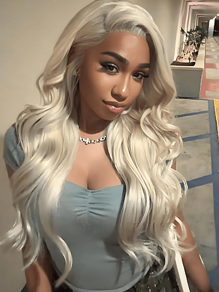 LOLA CLARK Same:Straight 13x6 Real Swiss HD Lace Frontal #613 Blonde Wig Pre Plucked With Baby Hair