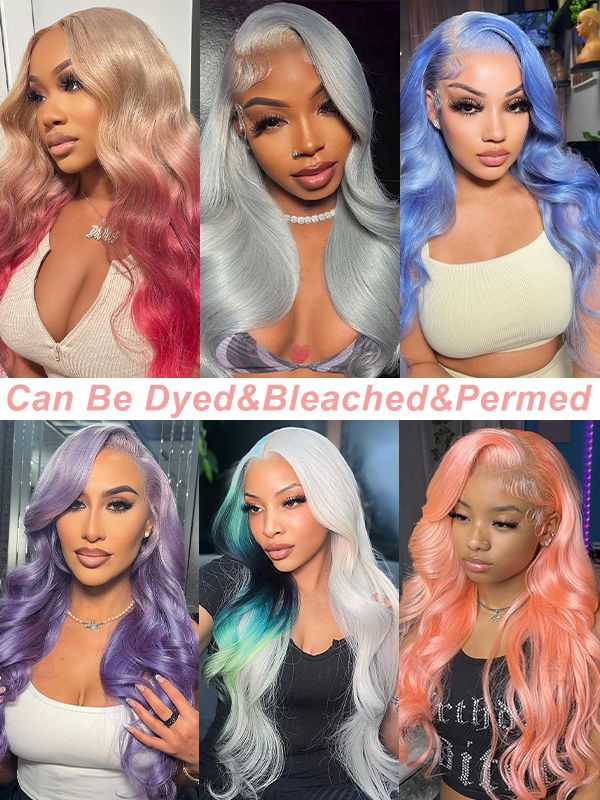 Body Wave 13x6 Real Swiss HD Lace Frontal #613 Blonde Wig Pre Plucked With Baby Hair